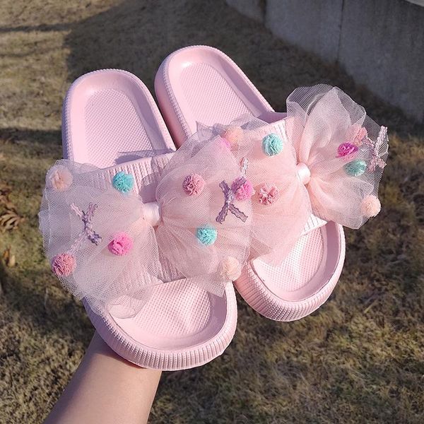 med flat shoes female slippers casual slides butterfly-knot luxury summer massage rubber basic fabric sweet pu, Black
med flat shoes female slippers casual slides butterfly-knot luxury summer massage rubber basic fabric sweet pu, Black