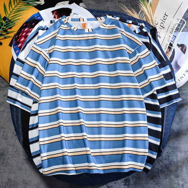 men's t-shirts sea soul shirt 2021 summer style striped short-sleeved student youth male female t-shirt for men t, White;black
men's t-shirts sea soul shirt 2021 summer style striped short-sleeved student youth male female t-shirt for men t, White;black