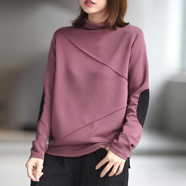 women's hoodies & sweatshirts autumn spring women casual patchwork loose solid color turtleneck collar female wild, Black
women's hoodies & sweatshirts autumn spring women casual patchwork loose solid color turtleneck collar female wild, Black