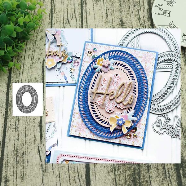 painting supplies metal cutting dies oval perforated edge die cut scrapbooking paper craft handmade card punch art cutter decorative stencil
painting supplies metal cutting dies oval perforated edge die cut scrapbooking paper craft handmade card punch art cutter decorative stencil