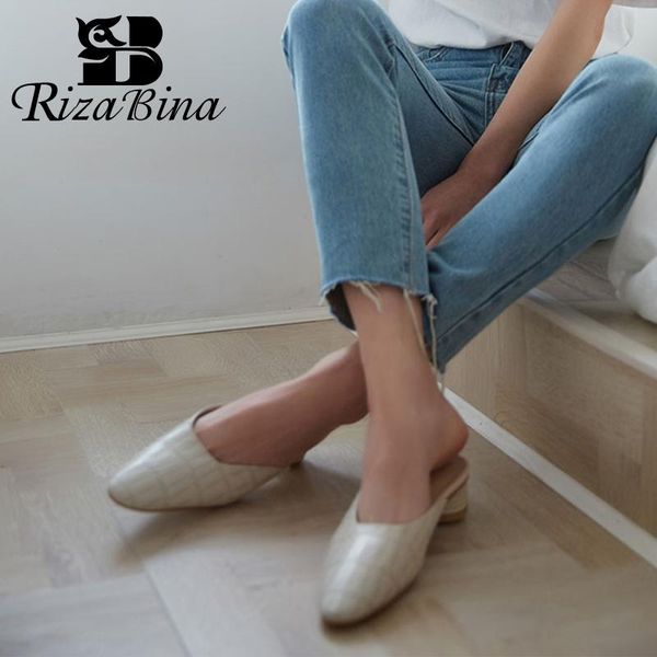 slippers rizabina women slipper shoes fashion stone pattern pointed toe genuine leather solid color lazy footwear size 34-40, Black
slippers rizabina women slipper shoes fashion stone pattern pointed toe genuine leather solid color lazy footwear size 34-40, Black