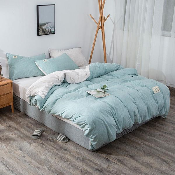 bedding sets 3pcs set duvet cover 100% natural cotton jersey solid color quilt pillowcase japanese simple style design
bedding sets 3pcs set duvet cover 100% natural cotton jersey solid color quilt pillowcase japanese simple style design