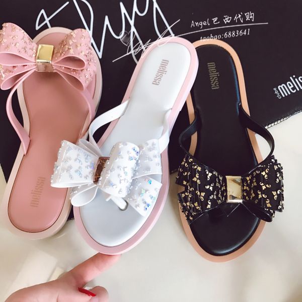melissa jelly slipper harmonic bow women sandals 2021 fashion women jelly shoes flip flop melissa adulto female lady shoes sm002, Black;red
melissa jelly slipper harmonic bow women sandals 2021 fashion women jelly shoes flip flop melissa adulto female lady shoes sm002, Black;red