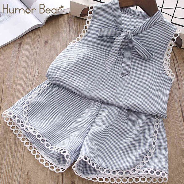 humor bear girls summer set kids clothes lace plaid design baby girls clothing sets two-piece kids suit children's clothes g220217, White
humor bear girls summer set kids clothes lace plaid design baby girls clothing sets two-piece kids suit children's clothes g220217, White
