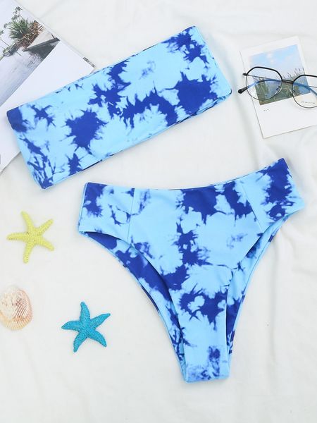 blue tie dye design bikini bandeau tube swimsuit two piece bathing suit beachwear padded swimwear swimming suit for womening
blue tie dye design bikini bandeau tube swimsuit two piece bathing suit beachwear padded swimwear swimming suit for womening