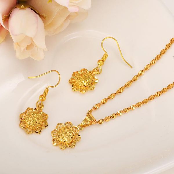 earrings & necklace gold sun flower ethiopian jewelry sets habesha africa bridals wedding gift pendnat diy charms, Silver
earrings & necklace gold sun flower ethiopian jewelry sets habesha africa bridals wedding gift pendnat diy charms, Silver