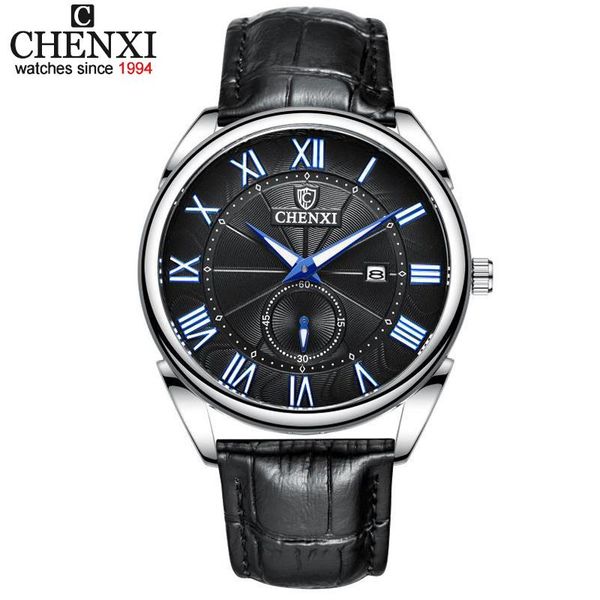 wristwatches chenxi fashion mens watches sport quartz watch men casual leather waterproof date wrist male clock, Slivery;brown
wristwatches chenxi fashion mens watches sport quartz watch men casual leather waterproof date wrist male clock, Slivery;brown