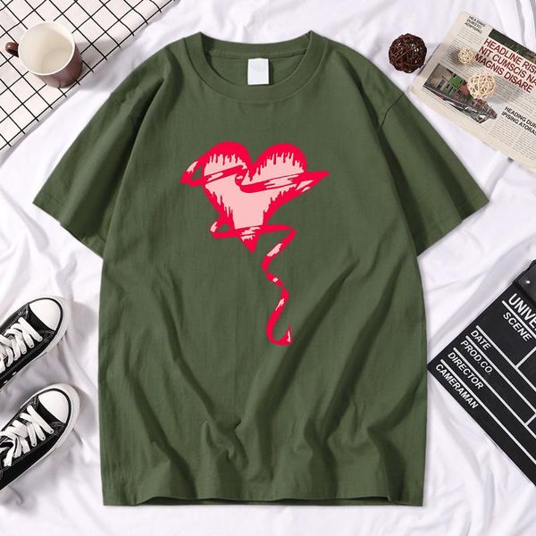 men's t-shirts lovely pink heart print man harajuku comfortable tshirt streetwear slim short sleeves 2021 retro soft, White;black
men's t-shirts lovely pink heart print man harajuku comfortable tshirt streetwear slim short sleeves 2021 retro soft, White;black