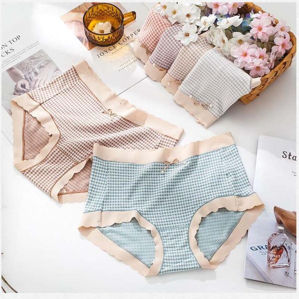 women's panties retro houndstooth printed ladies mid-waist breathable seamless stretch briefs spandex crotch underwear women intimates, Black;pink
women's panties retro houndstooth printed ladies mid-waist breathable seamless stretch briefs spandex crotch underwear women intimates, Black;pink