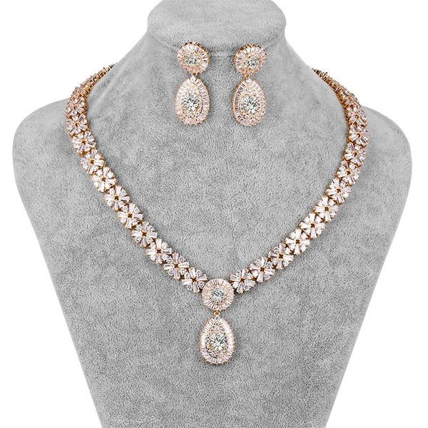 earrings & necklace cubic zirconia cz crystal tennis and earring wedding jewelry set, Silver
earrings & necklace cubic zirconia cz crystal tennis and earring wedding jewelry set, Silver