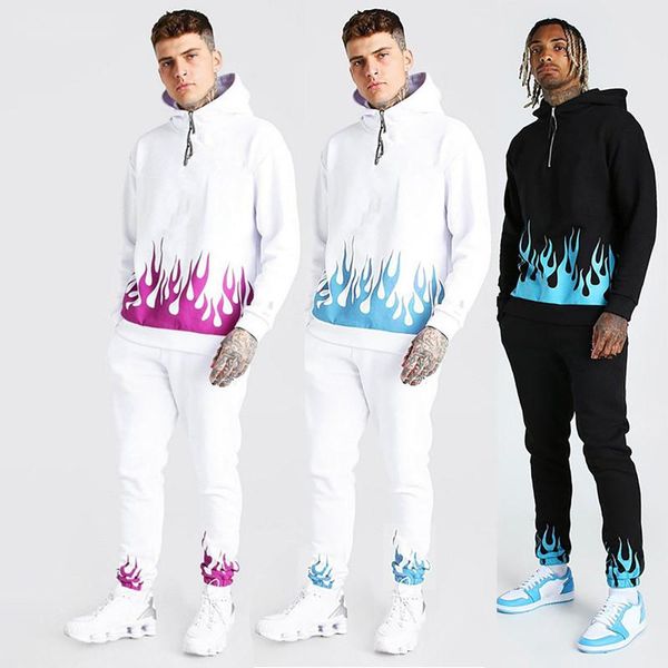men's tracksuits 2021 fashion autumn european and american hooded sports leisure printing plus size sweater suit, Gray
men's tracksuits 2021 fashion autumn european and american hooded sports leisure printing plus size sweater suit, Gray