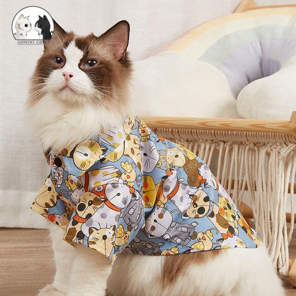 cat costumes pet clothes cute print skirt summer beach wind penetrating cool fashion and dog shirt cartoon
cat costumes pet clothes cute print skirt summer beach wind penetrating cool fashion and dog shirt cartoon