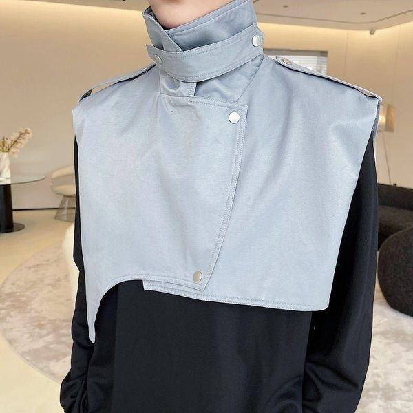 men's vests wear 2021 autumn trend irregular short vest solid color personality waistcoat for male, Black;white
men's vests wear 2021 autumn trend irregular short vest solid color personality waistcoat for male, Black;white