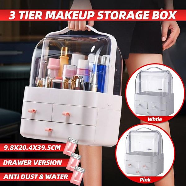 fashion large makeup dustproof waterproof cosmetics storage box rack deskskin care products lipstick beauty drawer cosmetic bags & cases
fashion large makeup dustproof waterproof cosmetics storage box rack deskskin care products lipstick beauty drawer cosmetic bags & cases