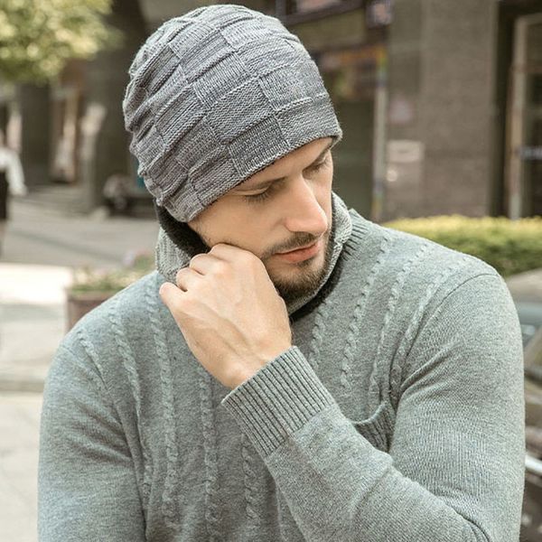fashion lined fleece chunky knit beanies interlaced plaid knitted beanie size 56-60cm solid warm ear covered hats, Blue;gray
fashion lined fleece chunky knit beanies interlaced plaid knitted beanie size 56-60cm solid warm ear covered hats, Blue;gray