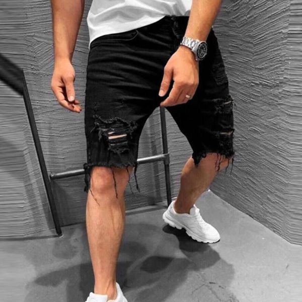 men's jeans brand mens denim shorts streetwear summer stretchy ripped pocket hole sports pants men jogger pantalon homme 2021, Blue
men's jeans brand mens denim shorts streetwear summer stretchy ripped pocket hole sports pants men jogger pantalon homme 2021, Blue