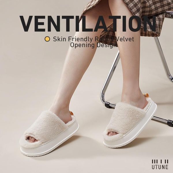 slippers utune mousse women winter outside fluffy warm thick sole indoor shoes solid men house autumn, Black
slippers utune mousse women winter outside fluffy warm thick sole indoor shoes solid men house autumn, Black