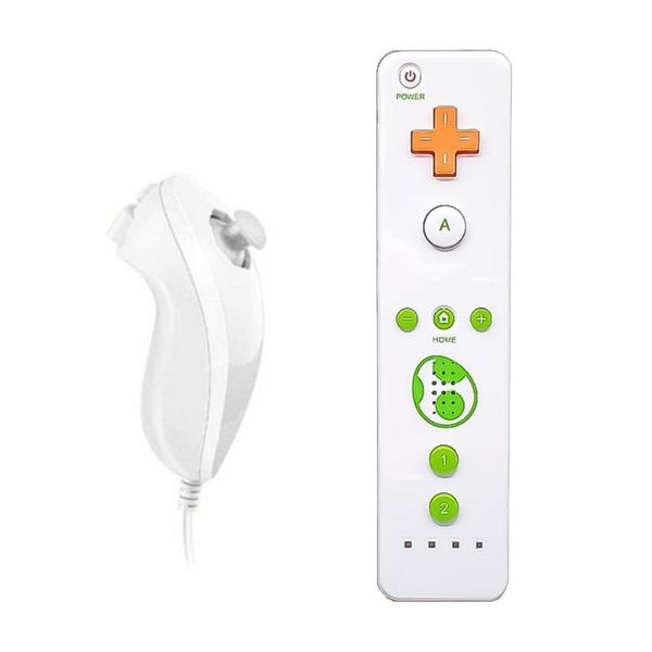 

game controllers & joysticks wireless remote gamepad controller for wii nunchuck / control joystick joypad optional motion plus