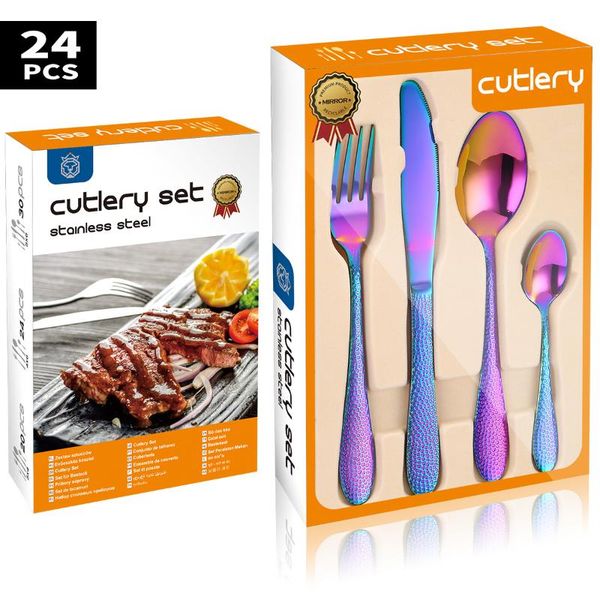 sell 6x4 24pcs set rose gold cutlery dinner dishe knives forks spoons kitchen dinnerware stainless steel 6 person serve sets
sell 6x4 24pcs set rose gold cutlery dinner dishe knives forks spoons kitchen dinnerware stainless steel 6 person serve sets