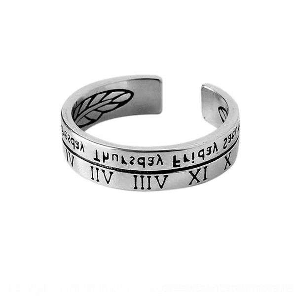 y81 net band rings red simple female roman numeral ins wind week open female ear ring versatile men's accessories, Silver
y81 net band rings red simple female roman numeral ins wind week open female ear ring versatile men's accessories, Silver