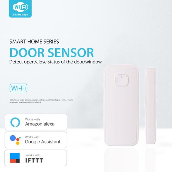 smart home control tuya wifi door window sensor open/closed alarm detectors magnetic switch work with alexa google
smart home control tuya wifi door window sensor open/closed alarm detectors magnetic switch work with alexa google