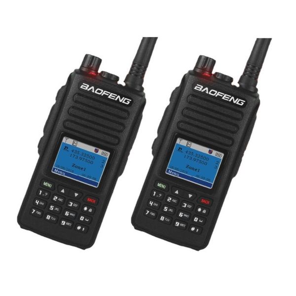 walkie talkie 2 pack baofeng dm1702 gps dual band time slot mode standby digitale/analoge dmr upgrade ham transceiver
walkie talkie 2 pack baofeng dm1702 gps dual band time slot mode standby digitale/analoge dmr upgrade ham transceiver