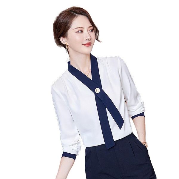 women's blouses & shirts fashion women white long sleeve ladies office uniform work wear v-neck ol styles
women's blouses & shirts fashion women white long sleeve ladies office uniform work wear v-neck ol styles