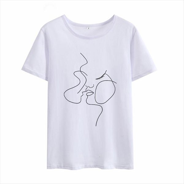 fashion abstract painting print women t shirt graphic streetwear camisas tee tees, White
fashion abstract painting print women t shirt graphic streetwear camisas tee tees, White
