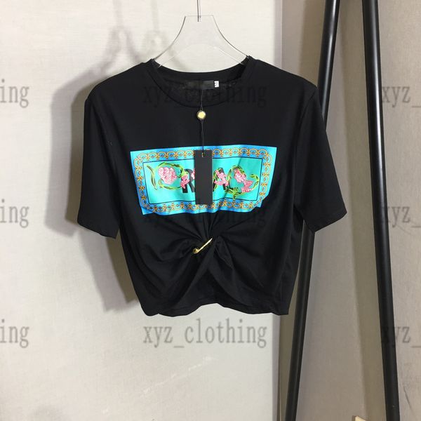 22ss design women t shirts large metal pin kink t-shirts cropped waist gradient smudged trangle logo print casual short sleeve t-shirt desi, White;black
22ss design women t shirts large metal pin kink t-shirts cropped waist gradient smudged trangle logo print casual short sleeve t-shirt desi, White;black