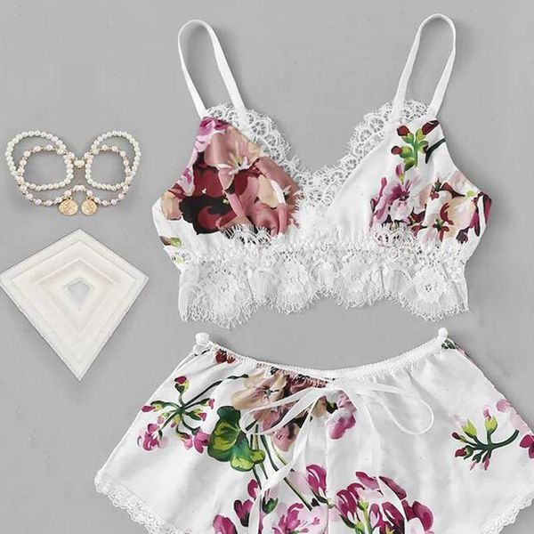 sleep wear langerie para mulheres women sleepwear pijamas sleeveless v neck print spaghetti strap pajamas, Black;red
sleep wear langerie para mulheres women sleepwear pijamas sleeveless v neck print spaghetti strap pajamas, Black;red