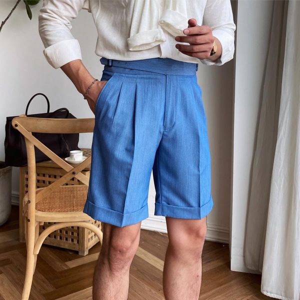 men's shorts british men summer paris waist straight pants italian high slim solid suit mannen kleding 2021 business korte homme, White;black
men's shorts british men summer paris waist straight pants italian high slim solid suit mannen kleding 2021 business korte homme, White;black