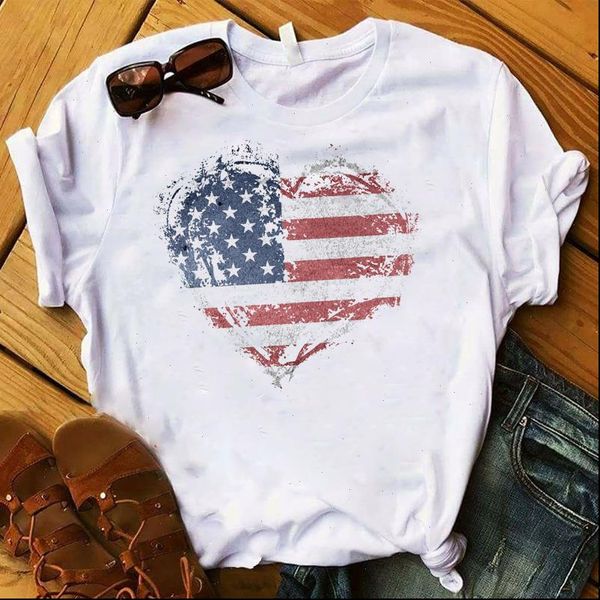 women shirt american heart print plus size striped graphic usa flag love short sleeve tshirt female womens t, White
women shirt american heart print plus size striped graphic usa flag love short sleeve tshirt female womens t, White