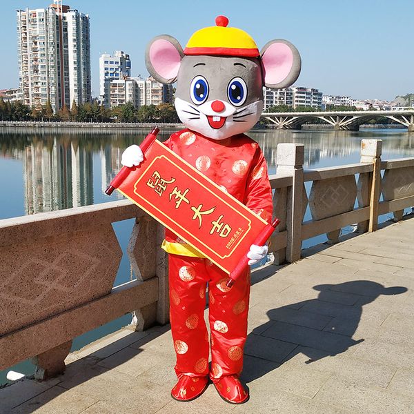 mascot costumes mouse mascot costume cartoon character mascot costume apparel eva helmet halloween chinese new year mascotte costume, Red;yellow
mascot costumes mouse mascot costume cartoon character mascot costume apparel eva helmet halloween chinese new year mascotte costume, Red;yellow