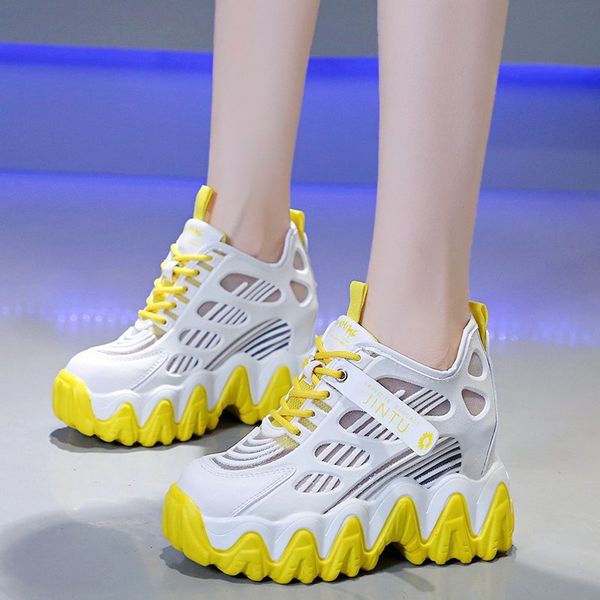 Women High Top Sneakers 2021 Summer Breathable Chunky Casual Shoe New Outdoor Thick Bottom Trend Women Vulcanized Dad Shoes 10cm, Green
Women High Top Sneakers 2021 Summer Breathable Chunky Casual Shoe New Outdoor Thick Bottom Trend Women Vulcanized Dad Shoes 10cm, Green