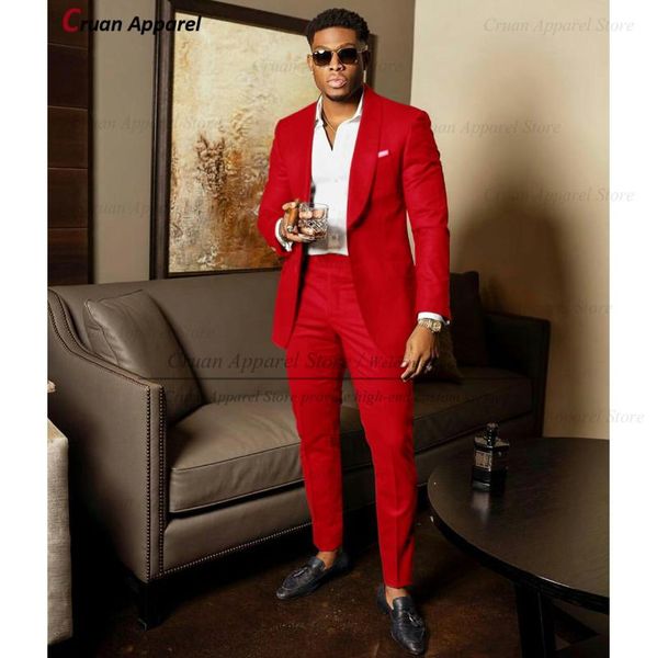 men's suits & blazers latest red shawl lapel suit men 2 pieces tailored groom wedding tuxedo man blazer pants chic fashion marriage cos, White;black
men's suits & blazers latest red shawl lapel suit men 2 pieces tailored groom wedding tuxedo man blazer pants chic fashion marriage cos, White;black