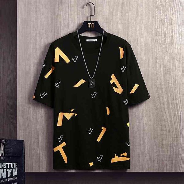 mens t-shirts pure cotton casual fashion printing men shirts fashion streetwear round neck short sleeve male tees 210726, White;black
mens t-shirts pure cotton casual fashion printing men shirts fashion streetwear round neck short sleeve male tees 210726, White;black