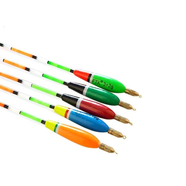 5pcs/lot floatage 3+2g 4+2g 5+2g 6+2g mixed color barguzinsky fir float vertical pesca for carp fishing tackle accessories
5pcs/lot floatage 3+2g 4+2g 5+2g 6+2g mixed color barguzinsky fir float vertical pesca for carp fishing tackle accessories