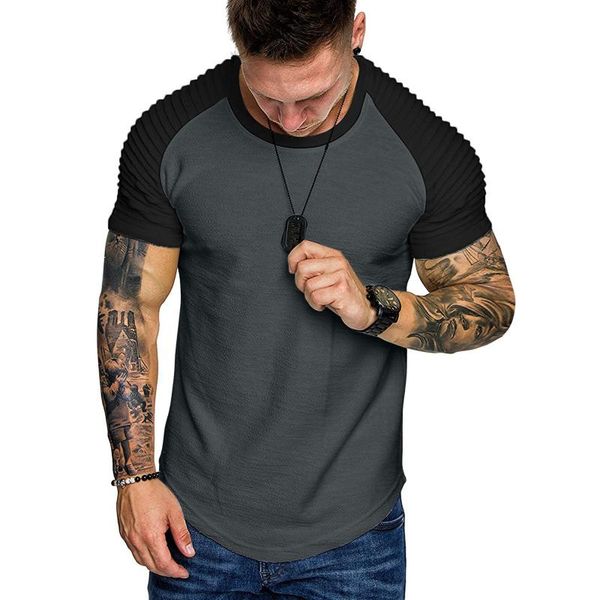 men's summer slim casual fit patchwork short sleeve round neck sport contrast stitching short-sleeved t-shirt t-shirts, White;black
men's summer slim casual fit patchwork short sleeve round neck sport contrast stitching short-sleeved t-shirt t-shirts, White;black