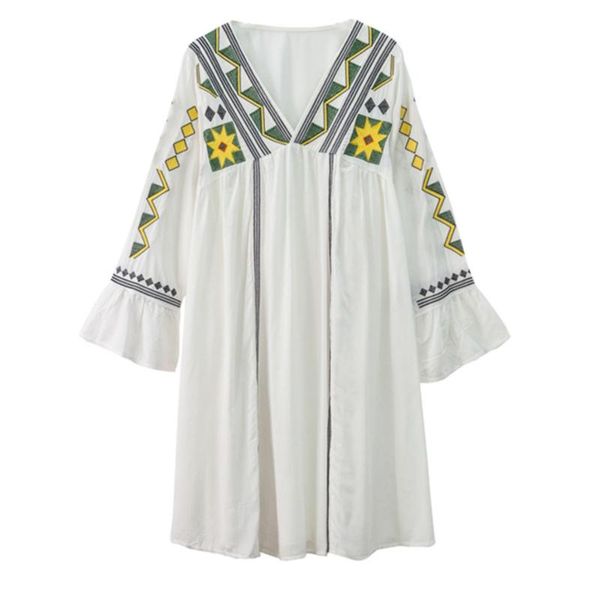 casual dresses vsue women red yellow white geometric embroidery bohemian dress v-neck a-line flare long sleeve zipper d2487, Black;gray
casual dresses vsue women red yellow white geometric embroidery bohemian dress v-neck a-line flare long sleeve zipper d2487, Black;gray