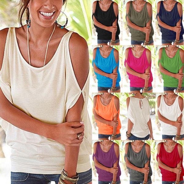 women's t-shirt keyhole cold shoulder tshirt holiday t shirts bat wing cut out beach style fashion shirt baggy clothes travel women, White
women's t-shirt keyhole cold shoulder tshirt holiday t shirts bat wing cut out beach style fashion shirt baggy clothes travel women, White
