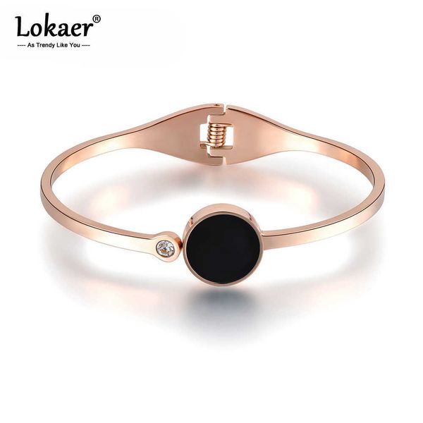 lokaer rose gold color single rhinestone bangles for women stainless steel black acrylic lover charm bracelets & bangles b17028 q0719
lokaer rose gold color single rhinestone bangles for women stainless steel black acrylic lover charm bracelets & bangles b17028 q0719