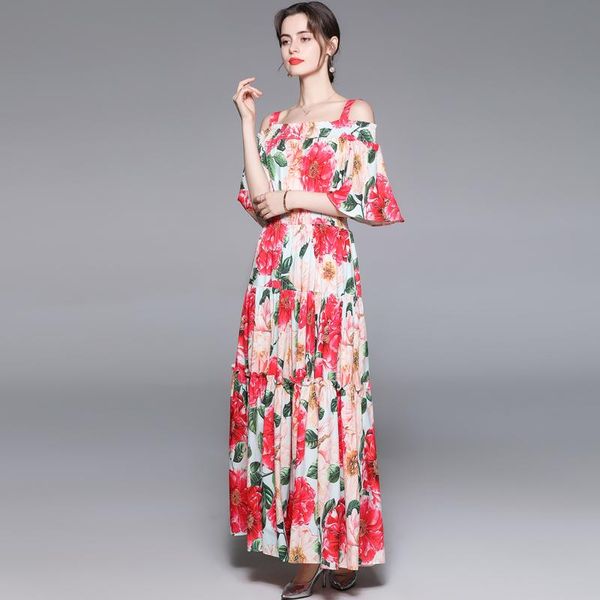 casual dresses zuoman women summer long maxi floral dress festa female elegant wedding party robe femme ruffle designer vestido, Black;gray
casual dresses zuoman women summer long maxi floral dress festa female elegant wedding party robe femme ruffle designer vestido, Black;gray