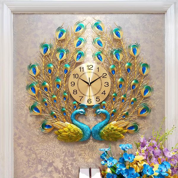 wall clocks double peacock clock home decor metal watch living room silent modern design europe digital
wall clocks double peacock clock home decor metal watch living room silent modern design europe digital