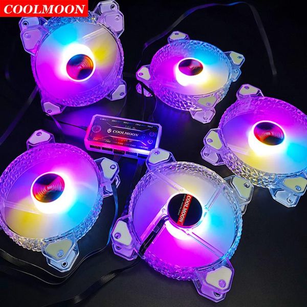 fans & coolings coolmoon diamond style 120mm pc computer case fan 6pin silent cooler mute rgb cooling radiator for controller
fans & coolings coolmoon diamond style 120mm pc computer case fan 6pin silent cooler mute rgb cooling radiator for controller