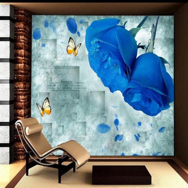 wallpapers drop wallpaper 3d custom blue rose butterfly mural el lobby bedroom tv decoration background wall
wallpapers drop wallpaper 3d custom blue rose butterfly mural el lobby bedroom tv decoration background wall