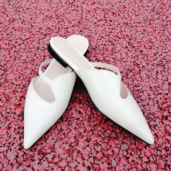 slippers women's outer fashion european and american pointed flat bottom shallow mouth plaid summer slipper, Black
slippers women's outer fashion european and american pointed flat bottom shallow mouth plaid summer slipper, Black