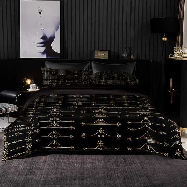 bedding sets 3d luxury set golden arrow pattern duvet cover 200x200 with pillowcase 260x220 quilt cover/blanket king bed sheet
bedding sets 3d luxury set golden arrow pattern duvet cover 200x200 with pillowcase 260x220 quilt cover/blanket king bed sheet