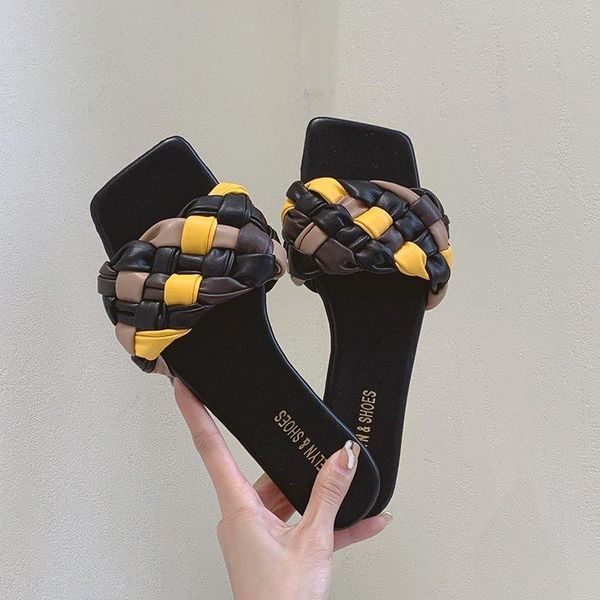 slippers 2021 women brand summer slides weave open toe flat casual slipper leisure sandal female beach flip flops, Black
slippers 2021 women brand summer slides weave open toe flat casual slipper leisure sandal female beach flip flops, Black
