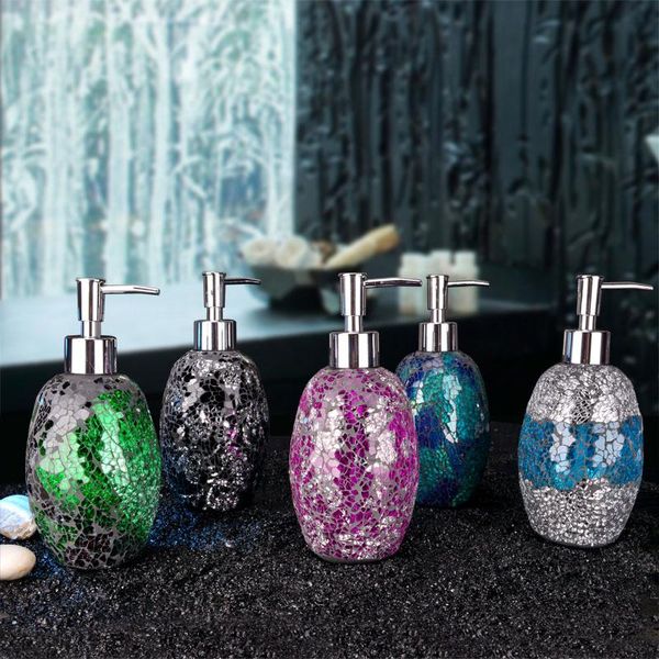 club ktv creative mosaic glass hand lotion bottle pressed emulsion oval soap dispenser bathroom shampoo shower container liquid
club ktv creative mosaic glass hand lotion bottle pressed emulsion oval soap dispenser bathroom shampoo shower container liquid