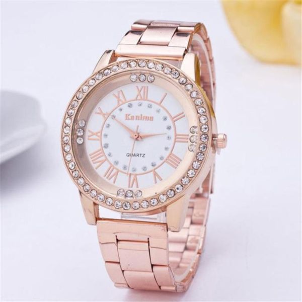 wristwatches fashion casual watch women's men's crystal rhinestone stainless steel analog hour quartz wrist clock relogios, Slivery;brown
wristwatches fashion casual watch women's men's crystal rhinestone stainless steel analog hour quartz wrist clock relogios, Slivery;brown